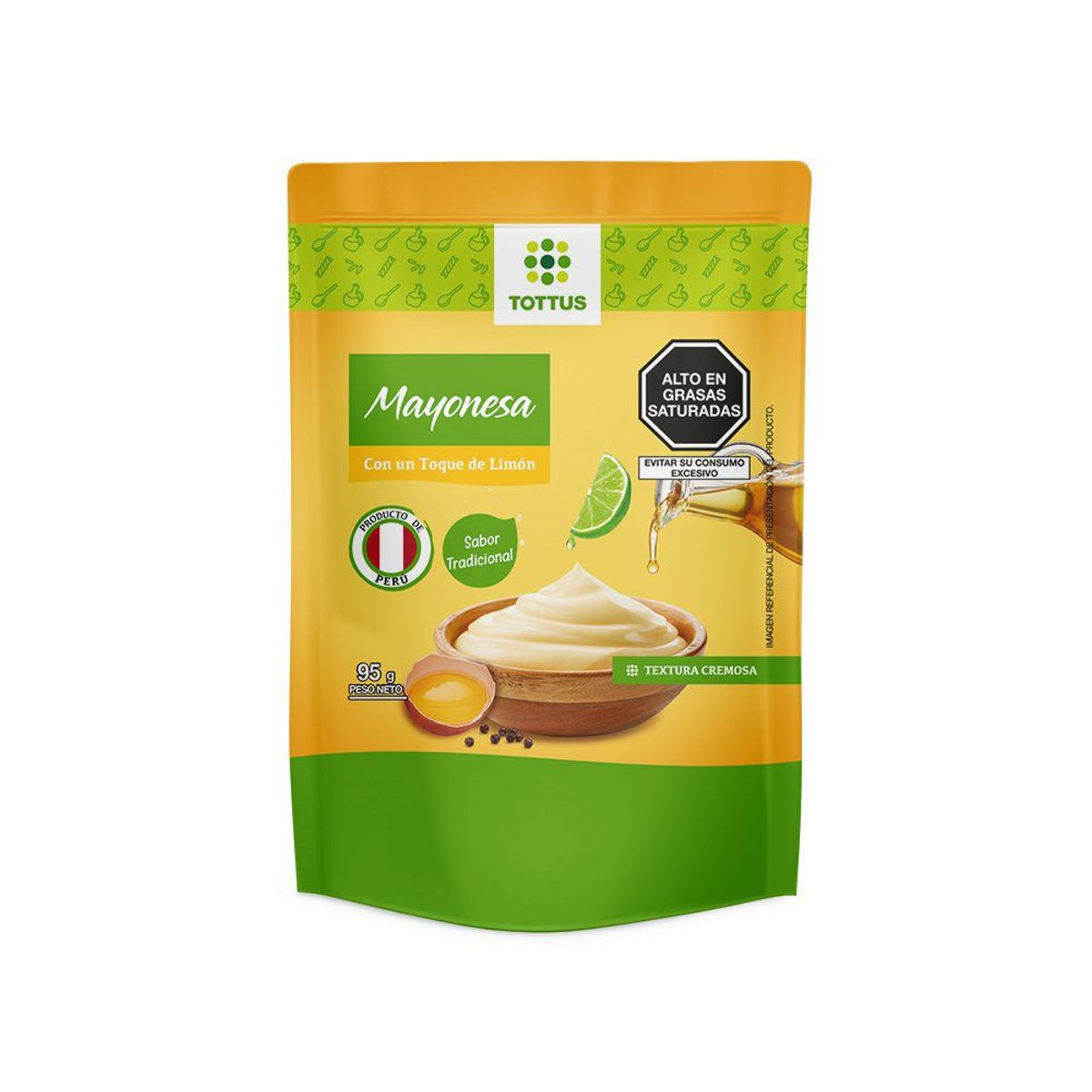 TOTTUS - Mayonesa Tottus Doypack 95 g