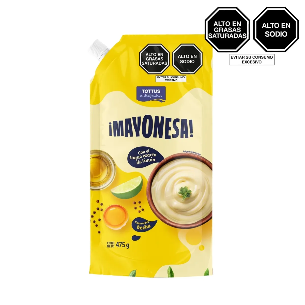 TOTTUS - Mayonesa Tottus Doypack 475 g