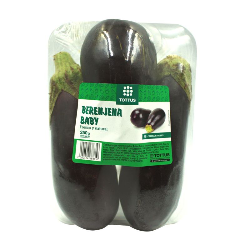 TOTTUS VERDURAS - Berenjena Baby Tottus