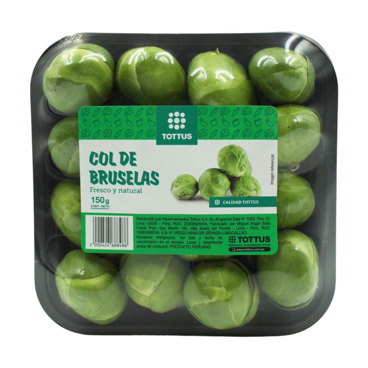 TOTTUS VERDURAS - Col de Bruselas Tottus