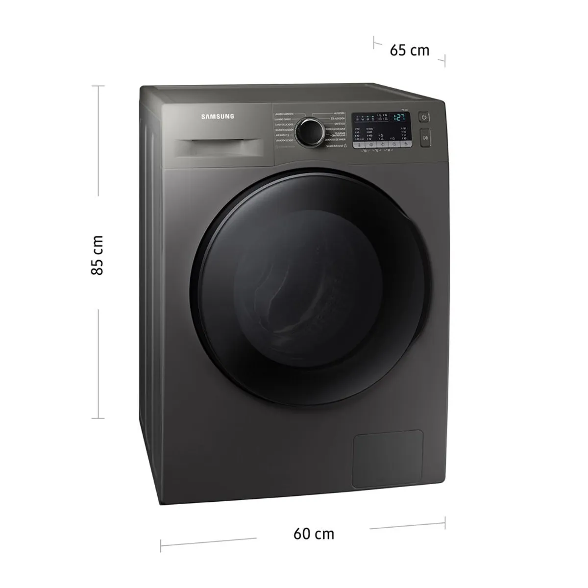 SAMSUNG - Lavaseca 11 Kg 7 Kg Ecobubble Negra