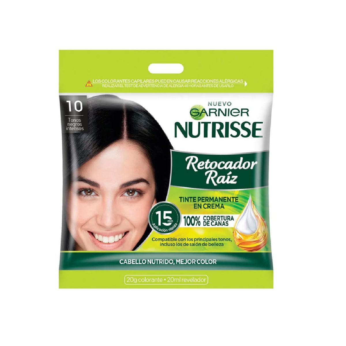 NUTRISSE - Retocador de Raíz Nutrisse Tono 10 Negro Intenso