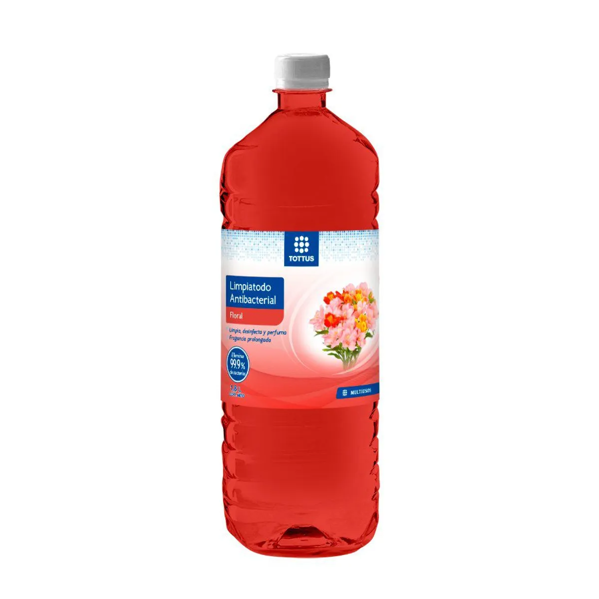 TOTTUS - Limpiatodo Antibacterial Tottus Floral Botella 1.8 L