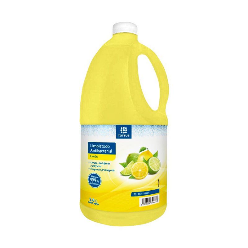 TOTTUS - Limpiatodo Tottus Antibacterial Limón Botella 3.8 L