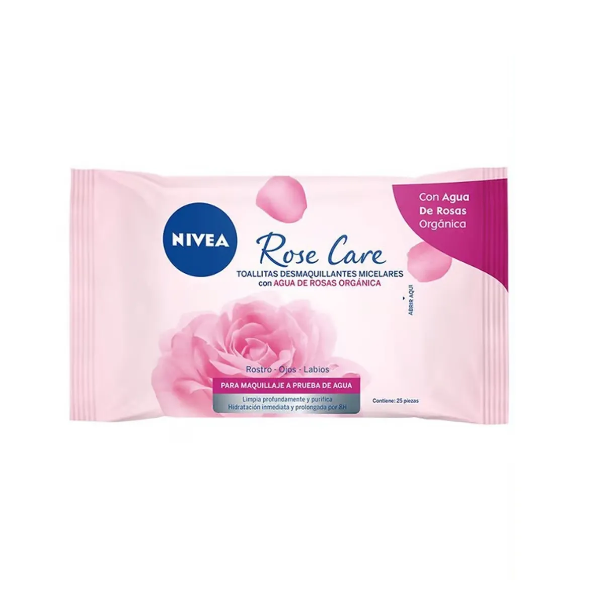 NIVEA - Toallitas Desmaquillantes Nivea Roses Empaque 25 Und