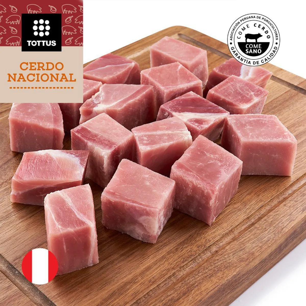 TOTTUS - Guiso De Brazuelo De Cerdo Congelado x 1.2 Kg