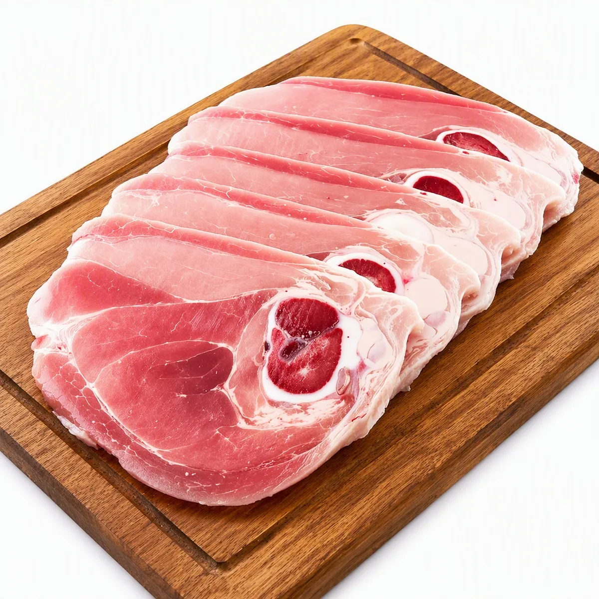 TOTTUS - Chuleta De Pierna De Cerdo Congelado x 1.2 Kg