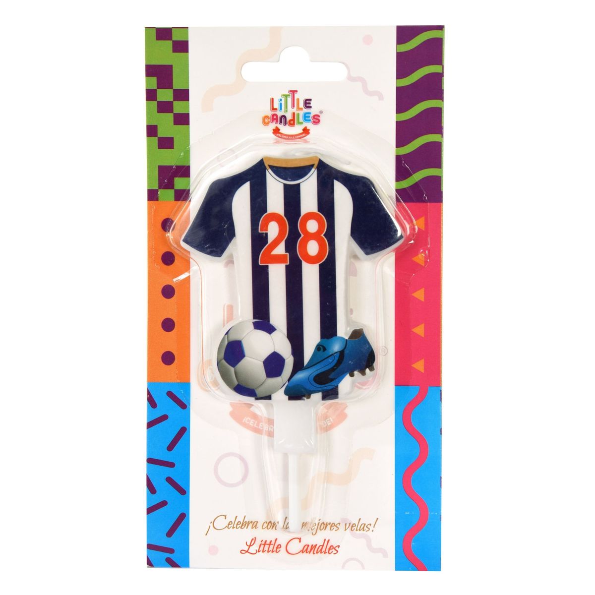 LITTLE CANDLES - Velas de Cumpleaños Camiseta Azul