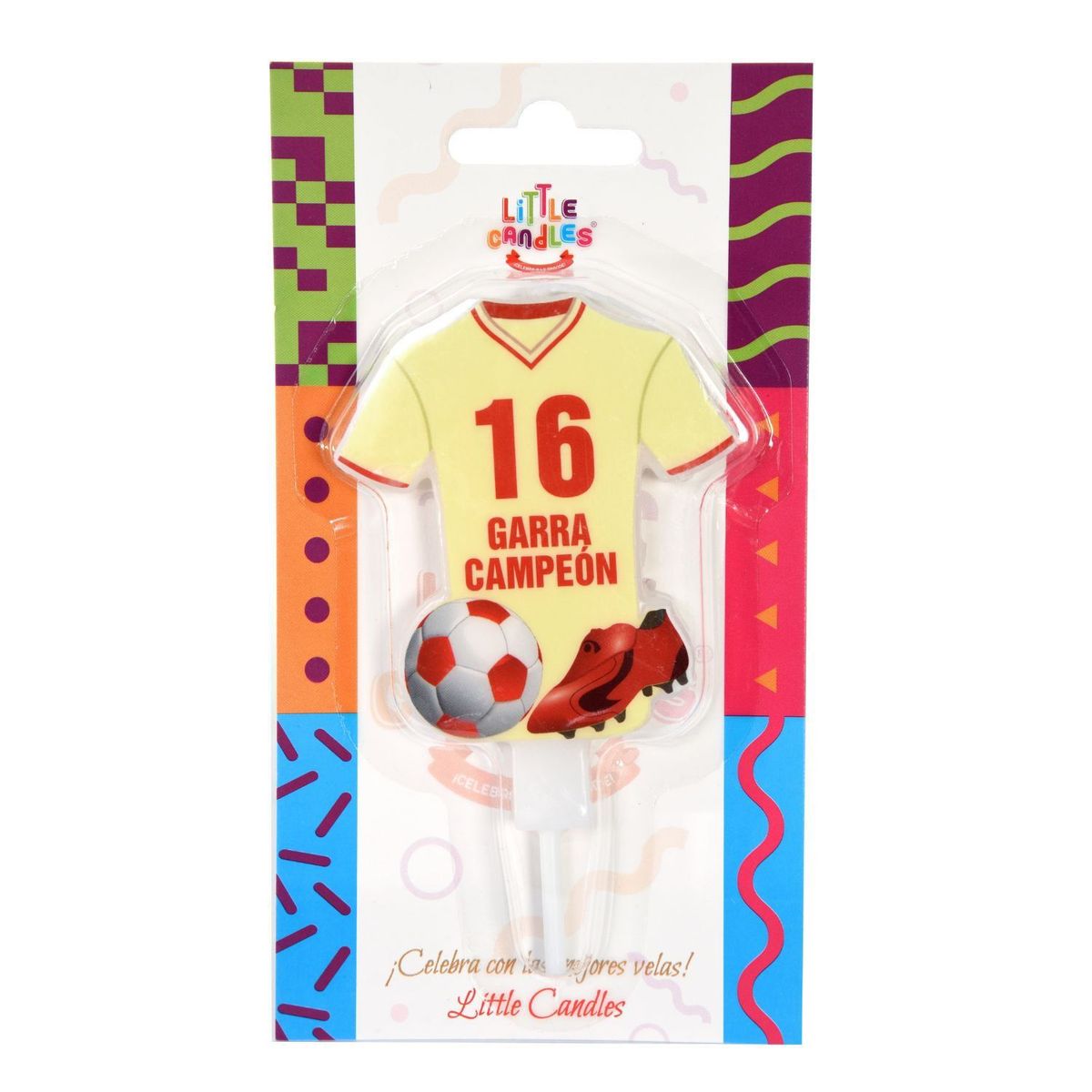 LITTLE CANDLES - Velas De Cumpleaños Camiseta Crema