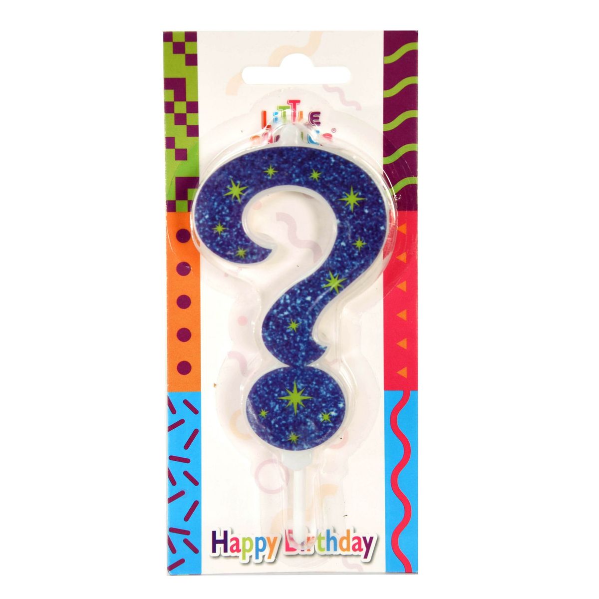 LITTLE CANDLES - Velas De Cumpleaños Signos Sticker Azul
