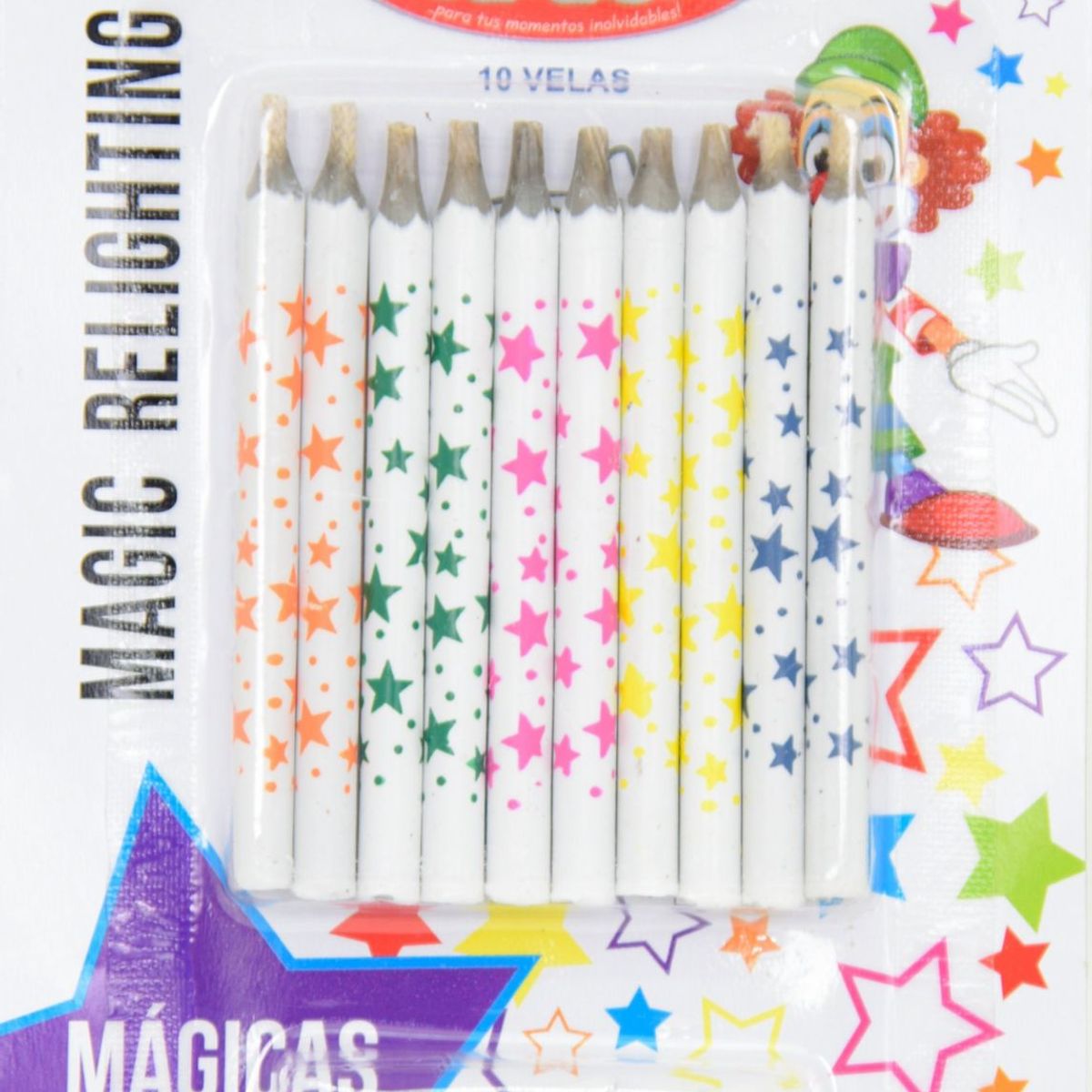 LITTLE CANDLES - Velas De Cumpleaños Palitos Mágicas Estrellas