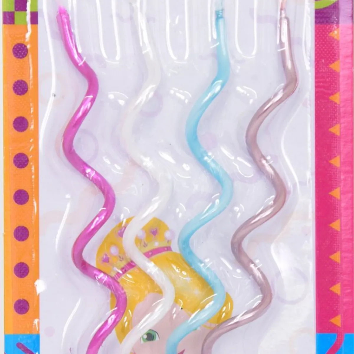 LITTLE CANDLES - Velas De Cumpleaños Zigzag Multicolor