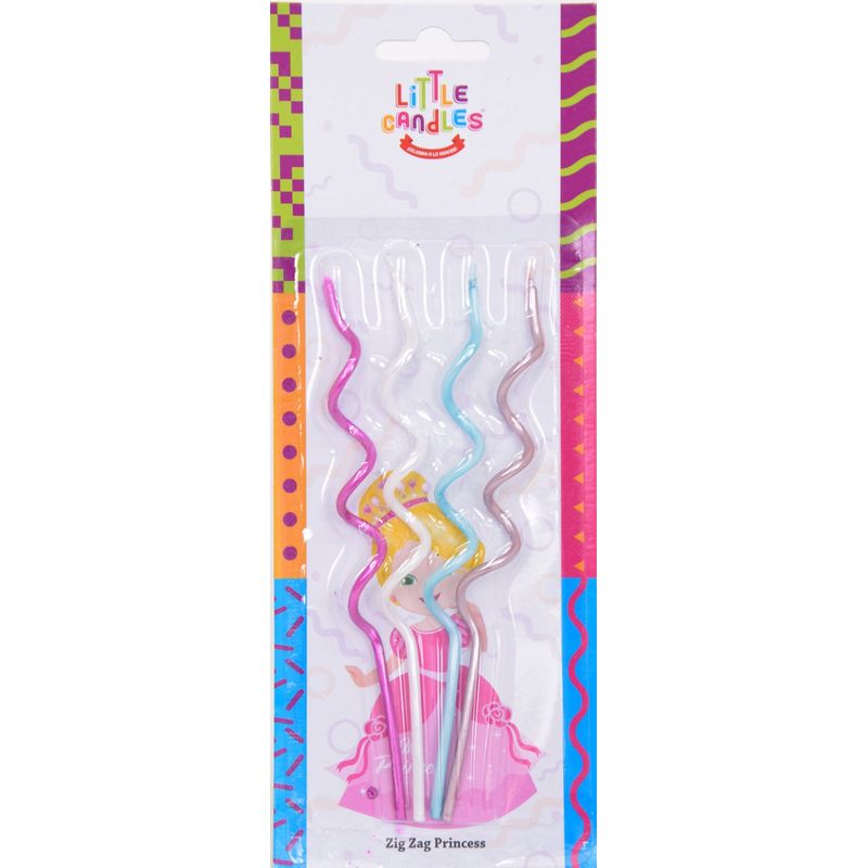 LITTLE CANDLES - Velas De Cumpleaños Zigzag Multicolor