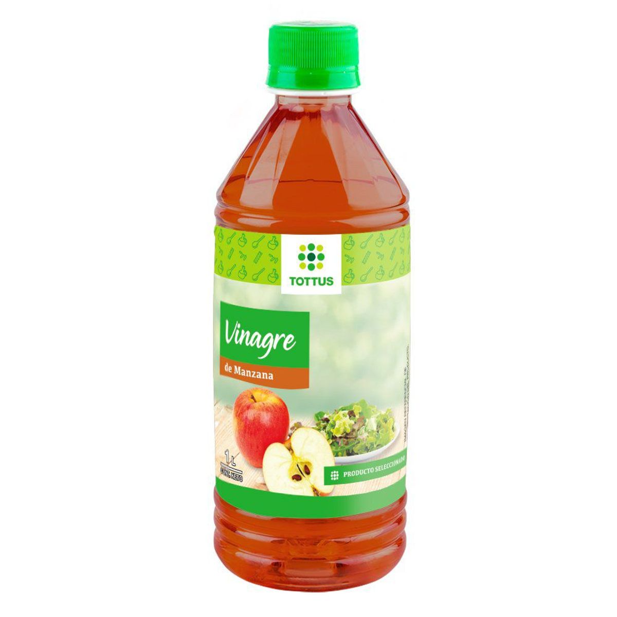 TOTTUS - Vinagre de Manzana Tottus Botella 1 L