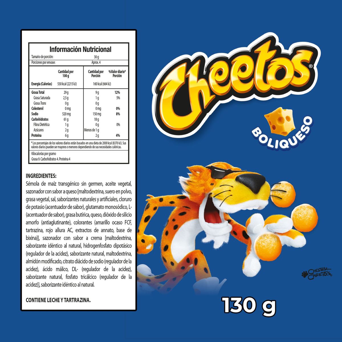 CHEETOS - Cheetos Horneados Boliqueso 130g