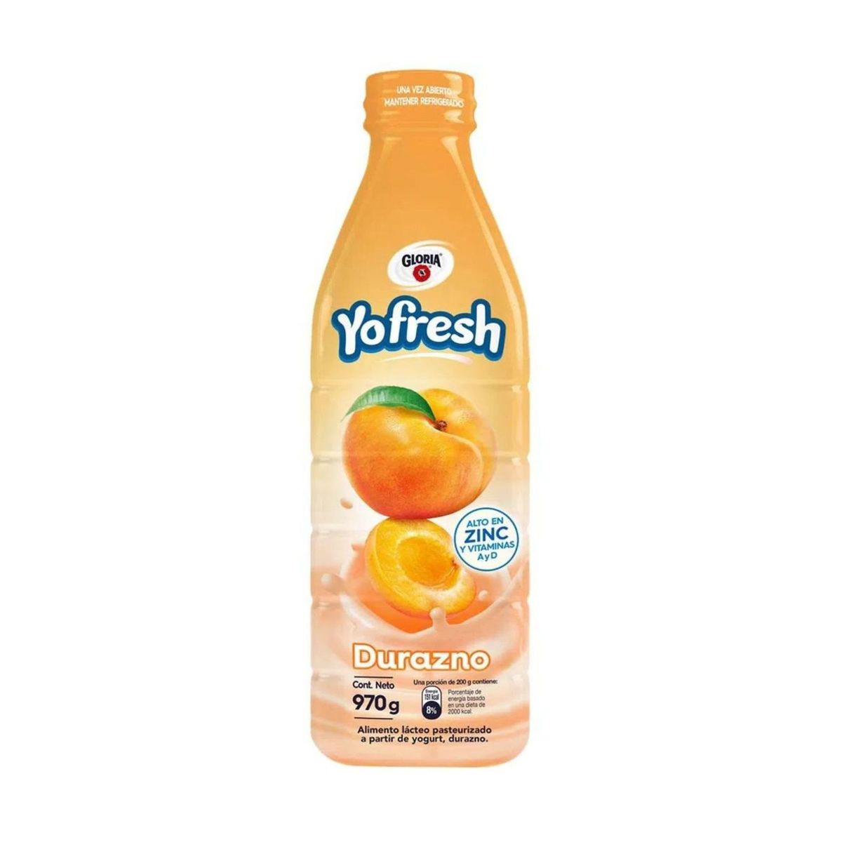 Yogurt Yofresh Durazno Botella 970 g | Tottus Perú