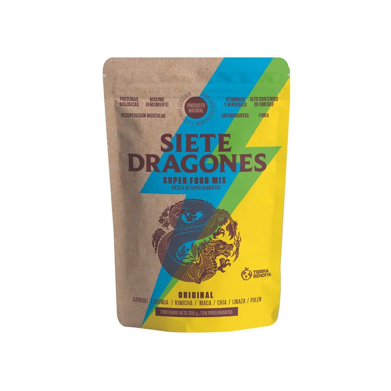SIETE DRAGONES - Superfood Siete Dragones Sabor Original Empaque 200 g