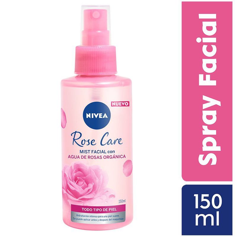 NIVEA - Mist Facial Nivea Rose Care Envase 150 mL