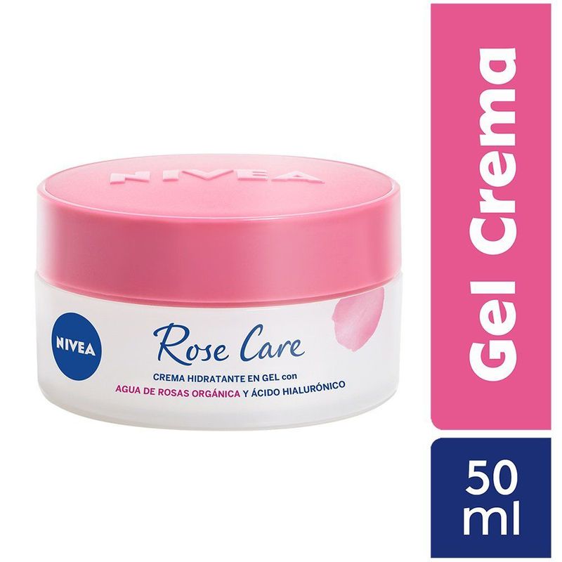 NIVEA - Crema Facial Nivea Gel Hidratante Rose Care Envase 50 mL
