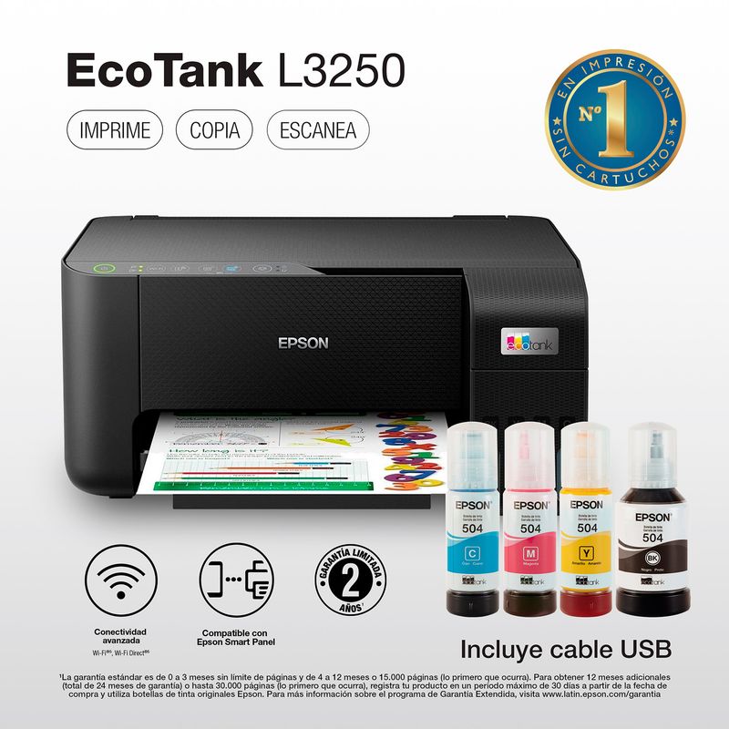 EPSON - Impresora Epson L3250 Wifi