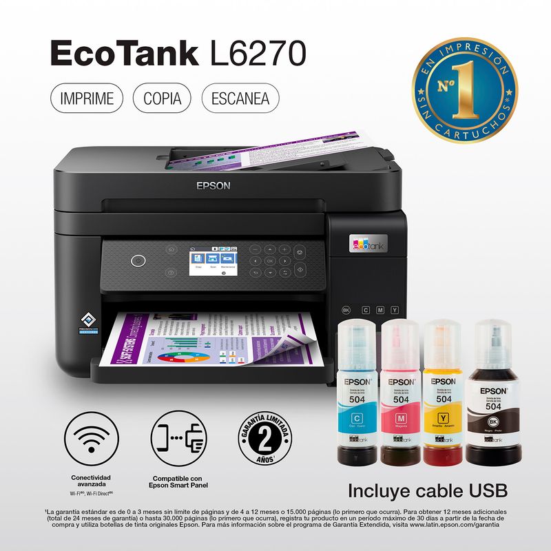 EPSON - Impresora Epson L6270 ADF Duplex