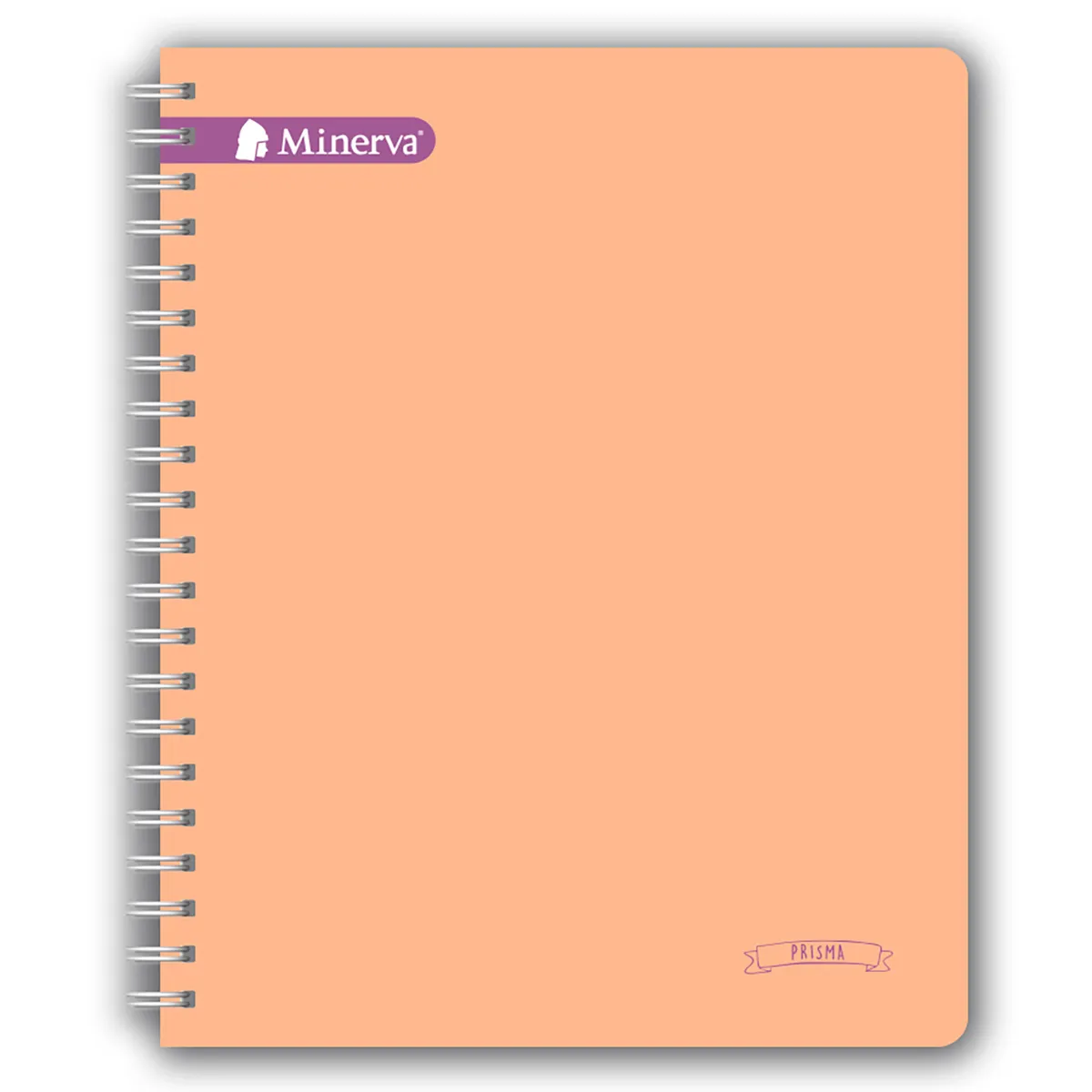 MINERVA - Cuaderno Anillado Cuadriculado Minerva Univ. 180 Hojas 6 Div. Prisma