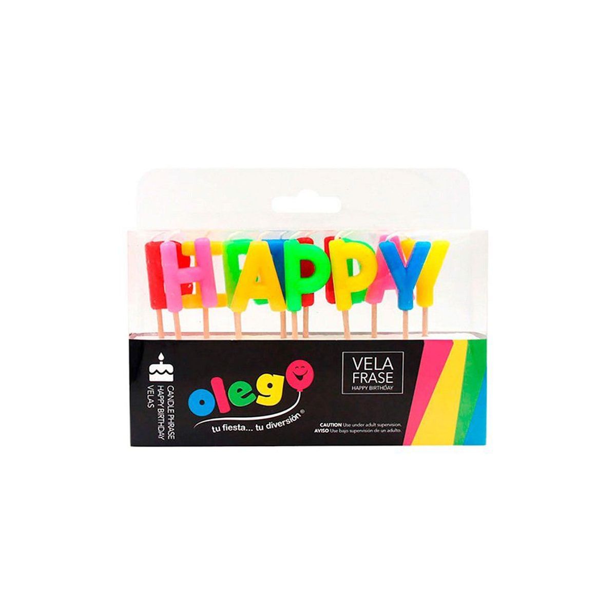 OLEGO - Vela Frase Happy Birthday