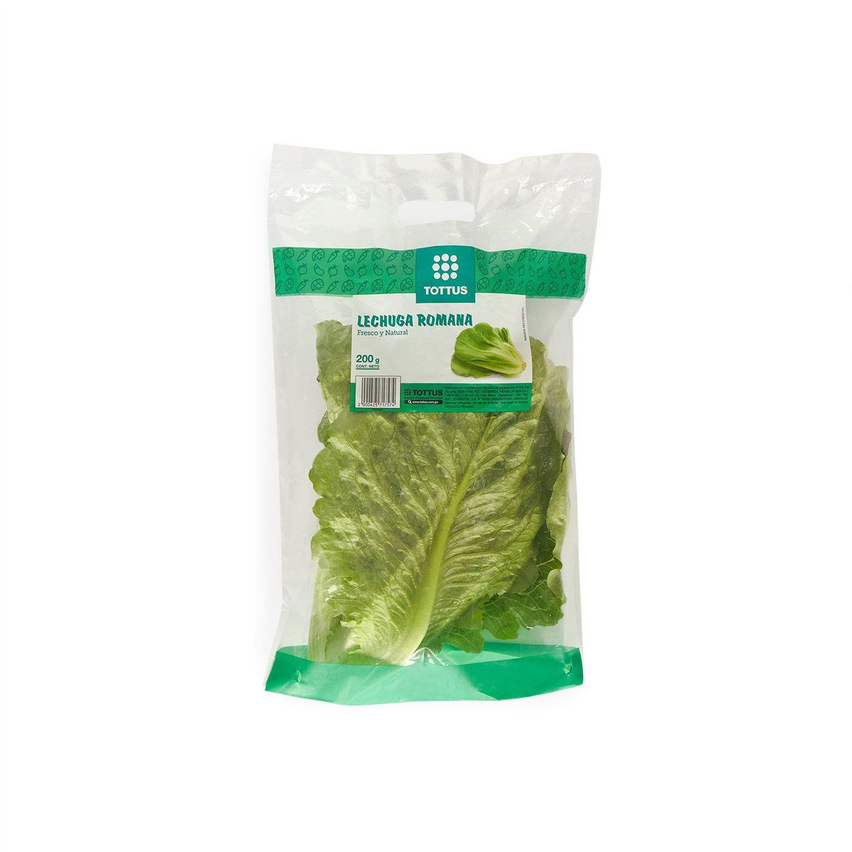 TOTTUS VERDURAS - Lechuga Romana Tottus