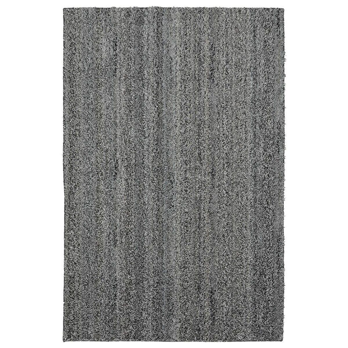 CASA JOVEN - ALFOMBRA SHAGGY 150X200CM GRIS RAYAS