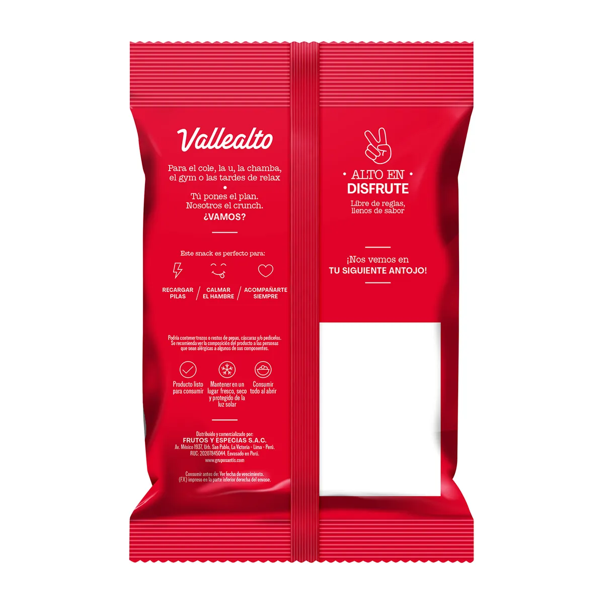 VALLEALTO - Frutos Secos Salty Mix Vallealto Bolsa 250 g