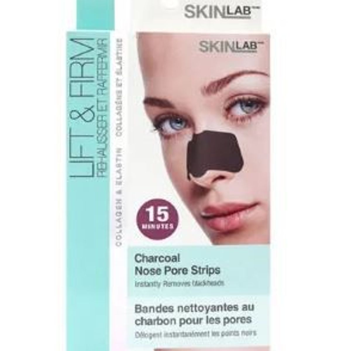 SKINLAB - Tiras Nasales de Carbón para Limpieza Profunda Empaque 6 Und