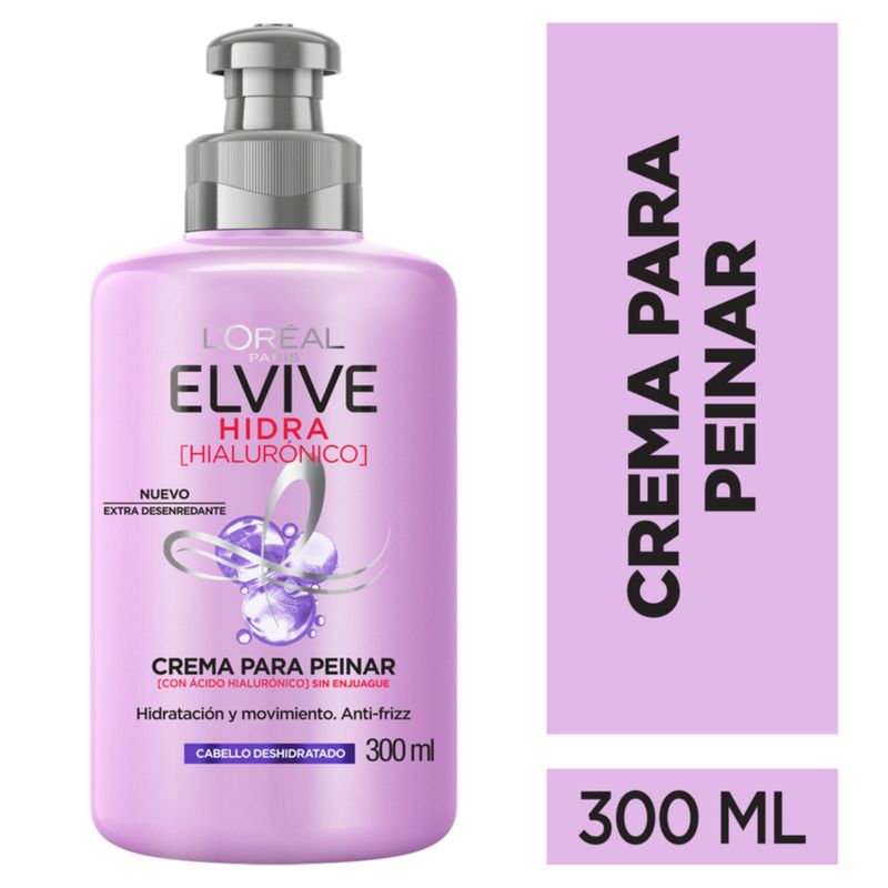 ELVIVE - Crema Peinadora Elvive Hialurónico Envase 300 mL