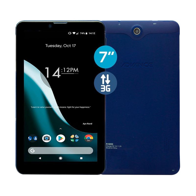 ADVANCE - TABLET 7 1GB 16GB AZUL 3G