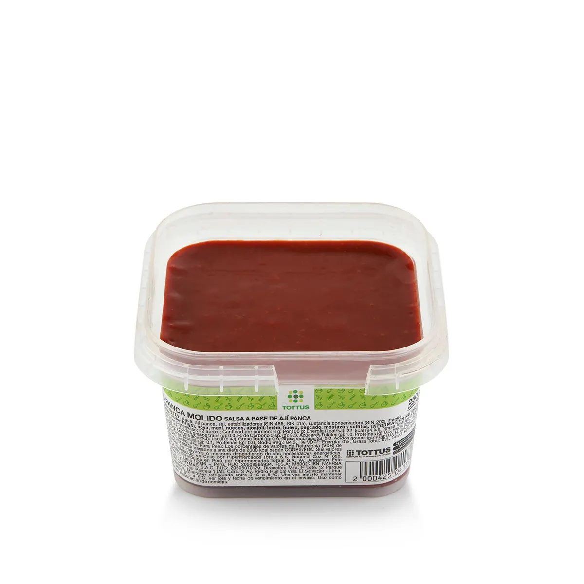 TOTTUS - Ají Panca Molido Tottus 250 Gr