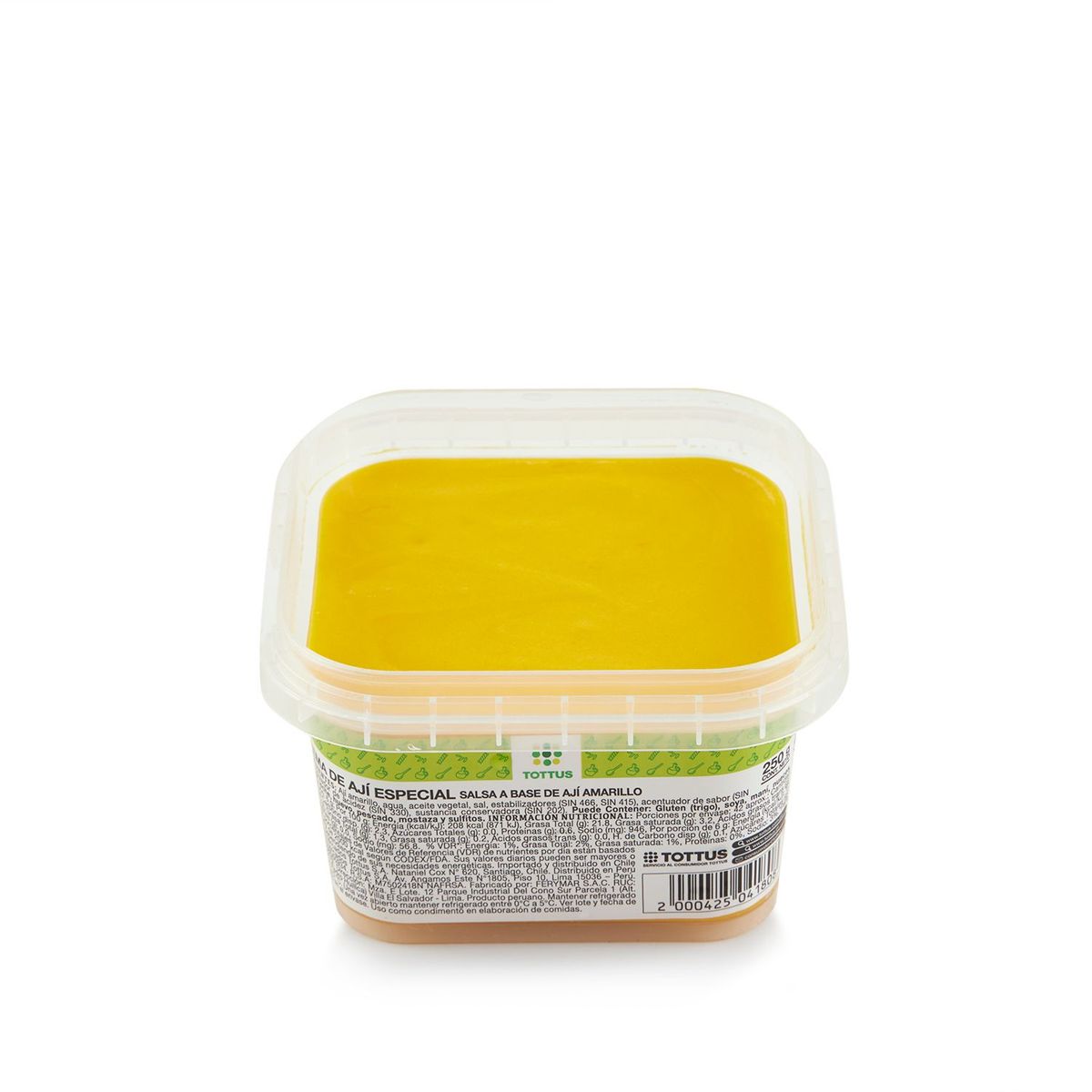 TOTTUS - Ají Amarillo Molido Tottus 250 Gr