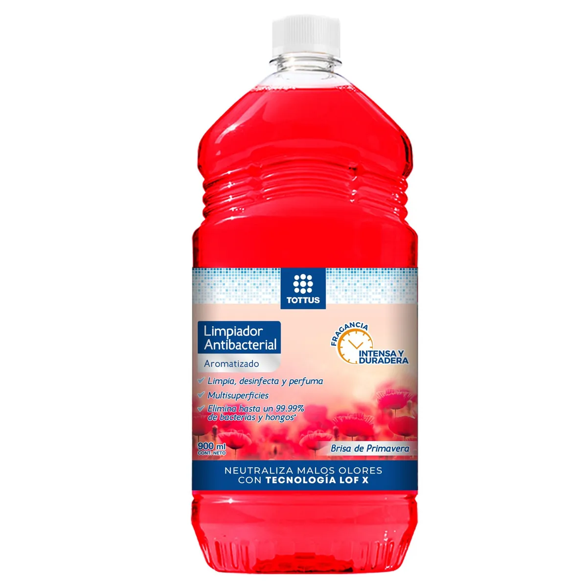 TOTTUS - Limpiador Antibacterial Tottus Brisa de Primavera Botella 900 mL