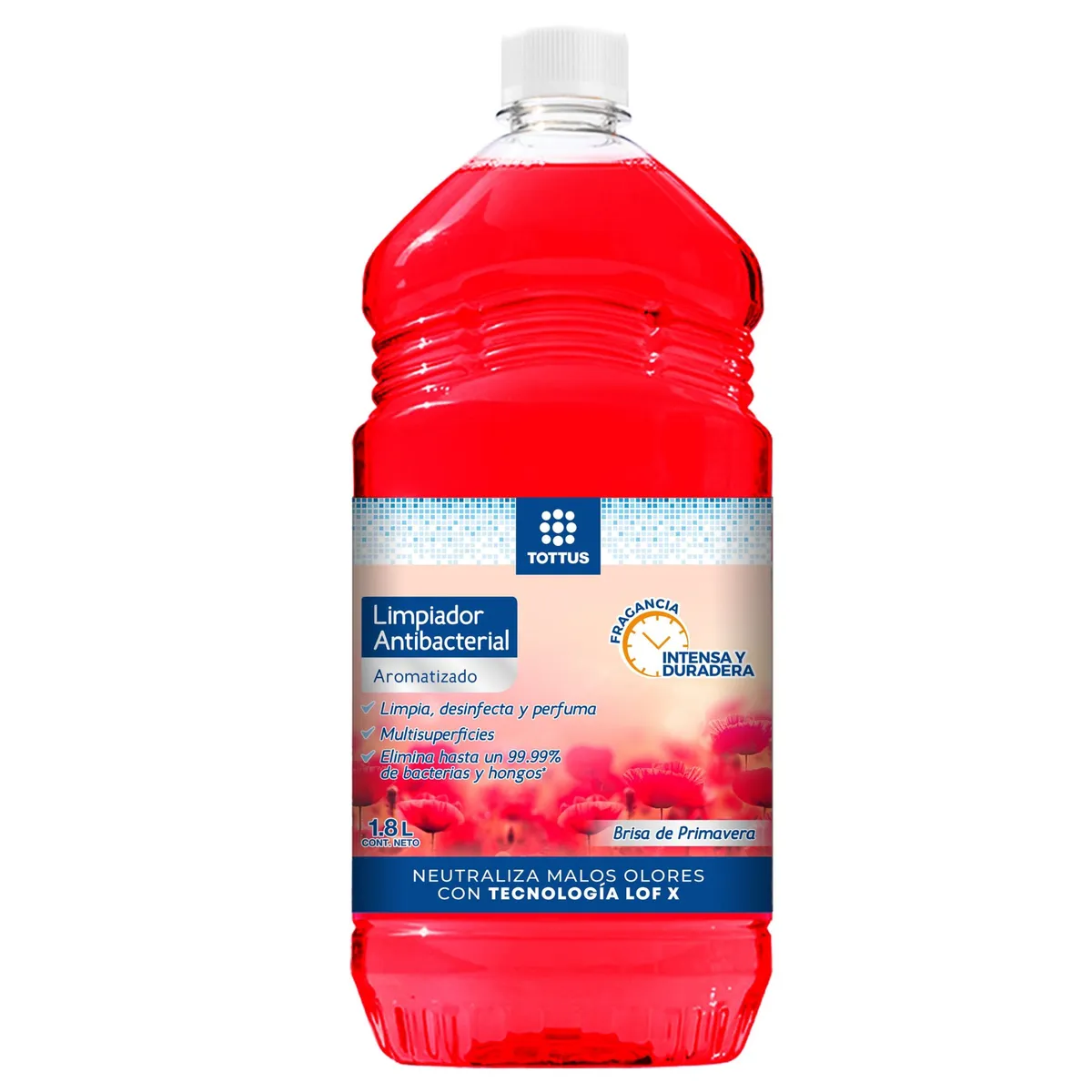 TOTTUS - Limpiador Antibacterial Tottus Brisa de Primavera Botella 1.8 L