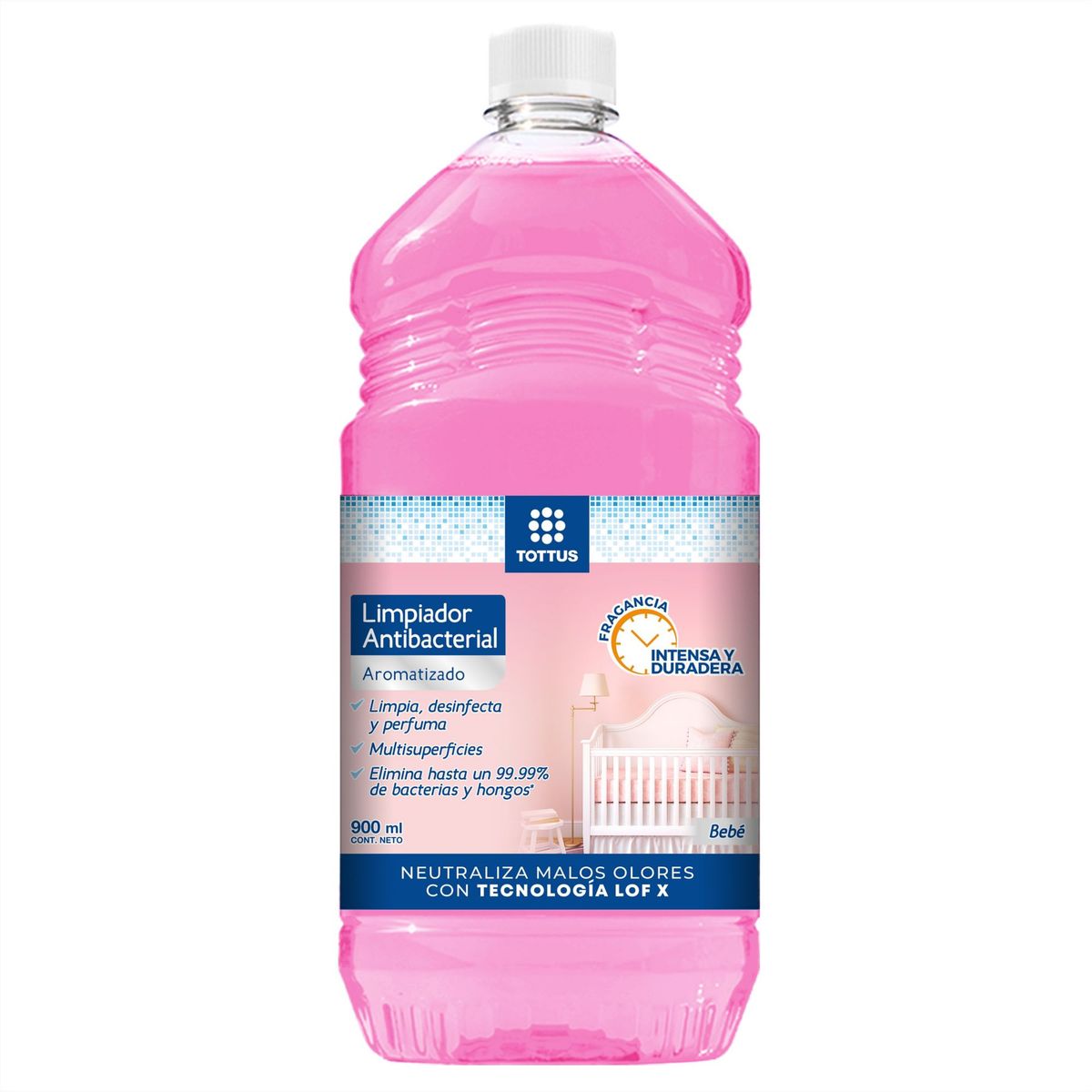 TOTTUS - Limpiador Antibacterial Tottus Bebé Botella 900 mL