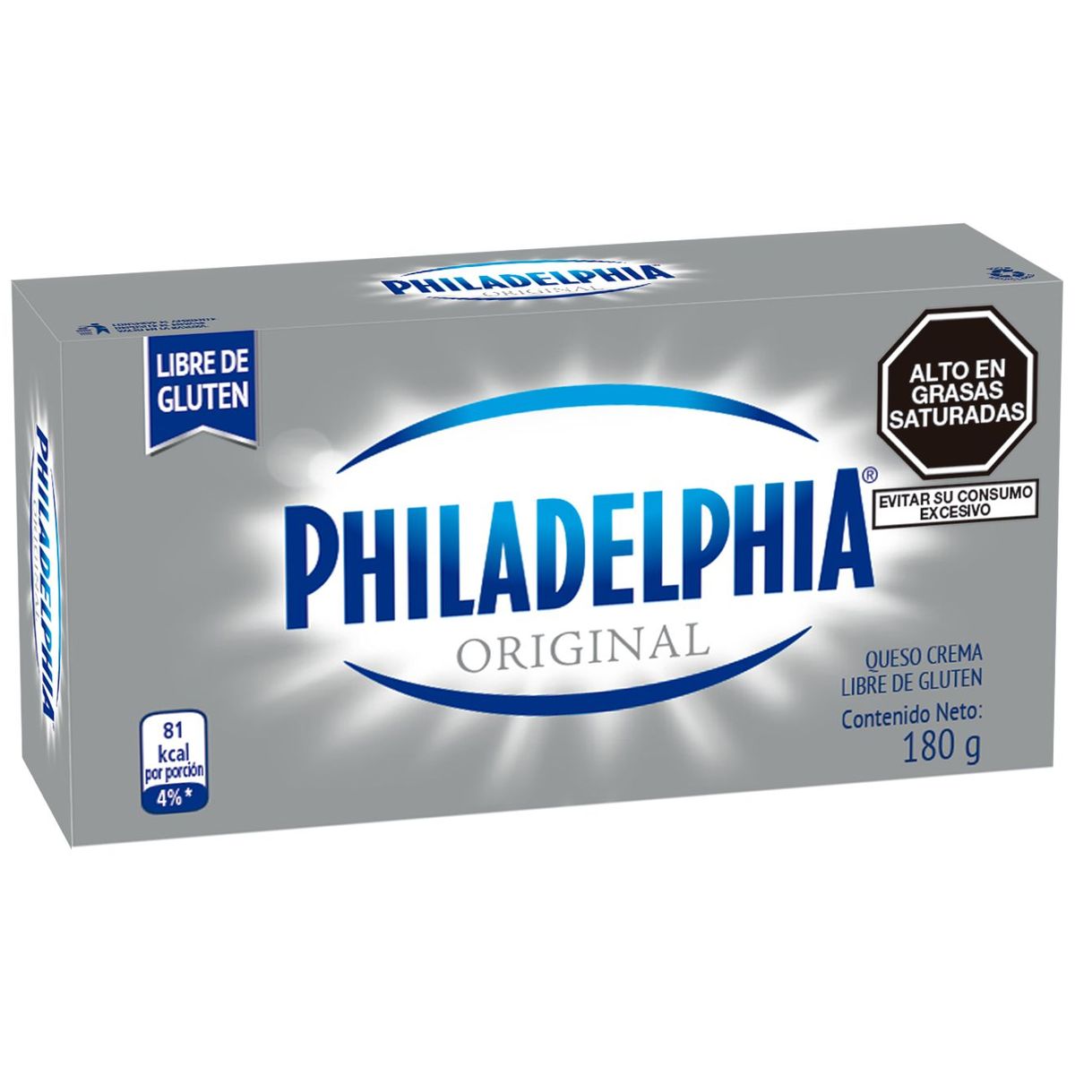 PHILADELPHIA - Queso Crema Philadelphia en Barra Empaque 180 g