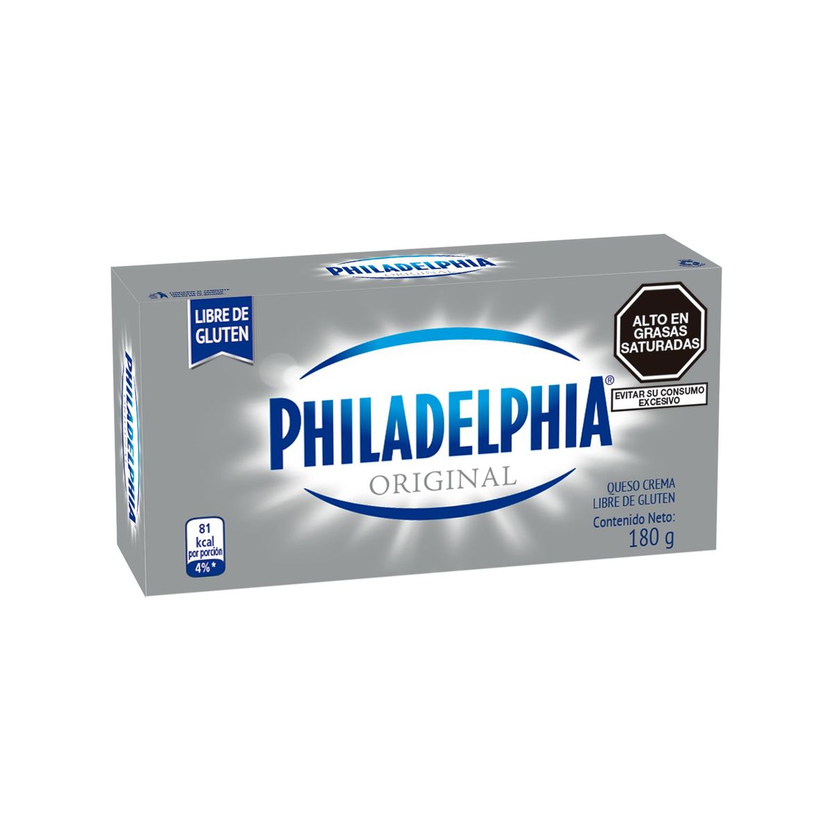 PHILADELPHIA - Queso Crema Philadelphia en Barra Empaque 180 g