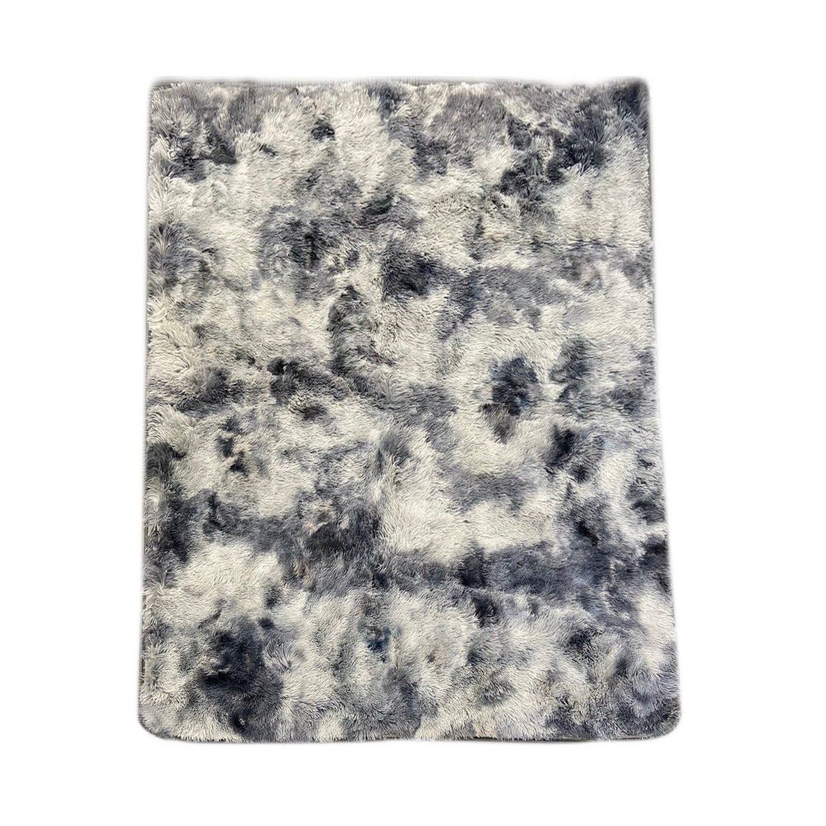 CASA JOVEN - Alfombra Pelo Largo Gris 150 X 200 Cm