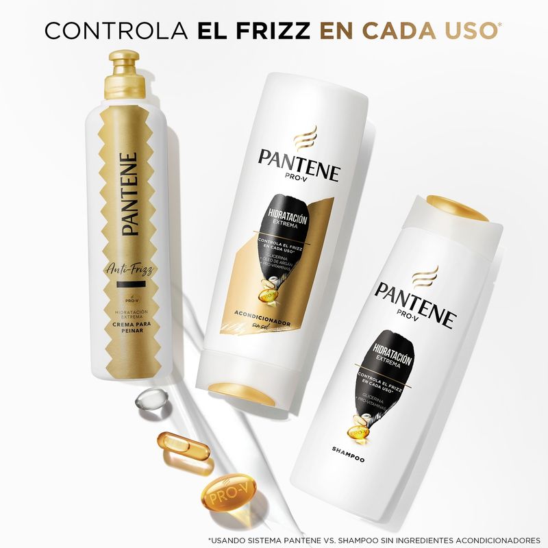 Shampoo Pantene Hidratación Extrema Sin Sal Botella 300 mL
