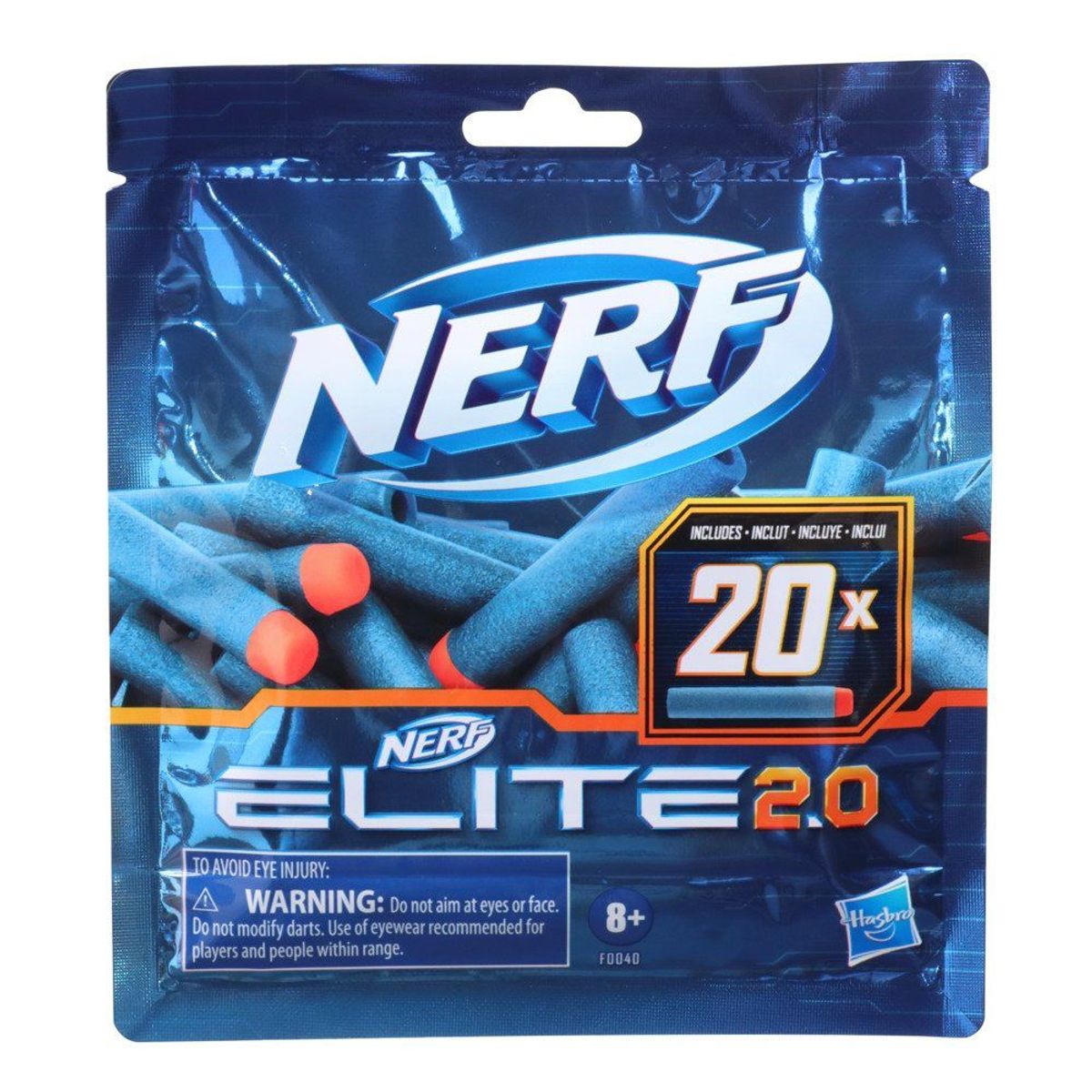 NERF - Dardos Nerf Elite 2.0 20 Unidades de Repuesto