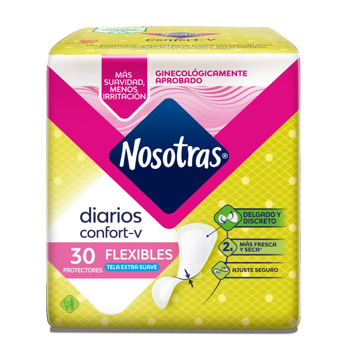 NOSOTRAS - Protectores Diarios Nosotras Flexibles Empaque 30 Und