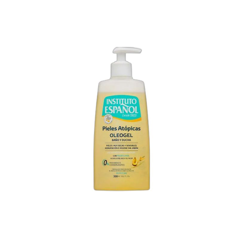 INSTITUTO ESPANOL - Gel De Baño Instituto Espanol Oleogel Pieles Atópicas Envase 300 mL