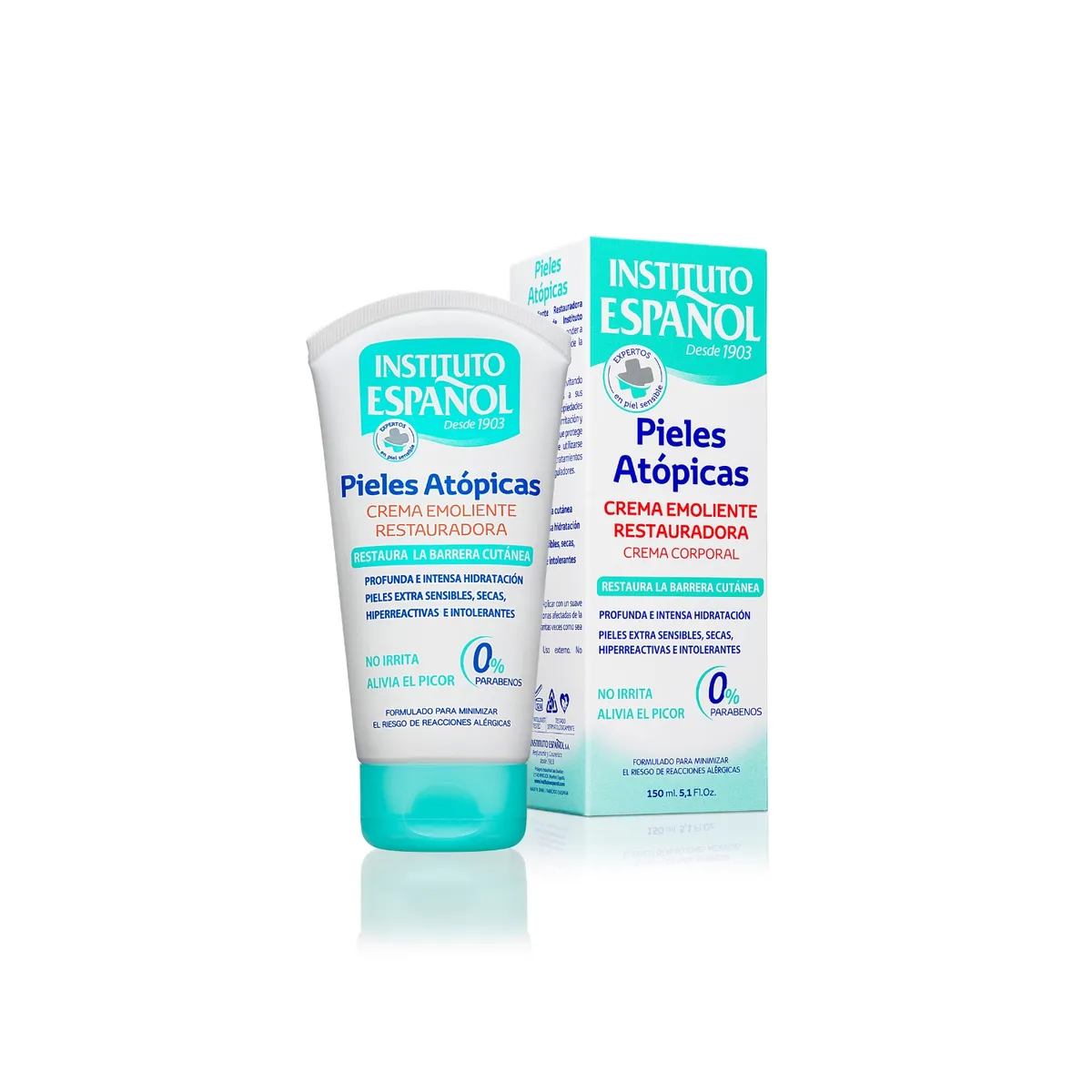 INSTITUTO ESPANOL - Crema Instituto Espanol Emoliente Restauradora Pieles Atópicas Envase 150 mL