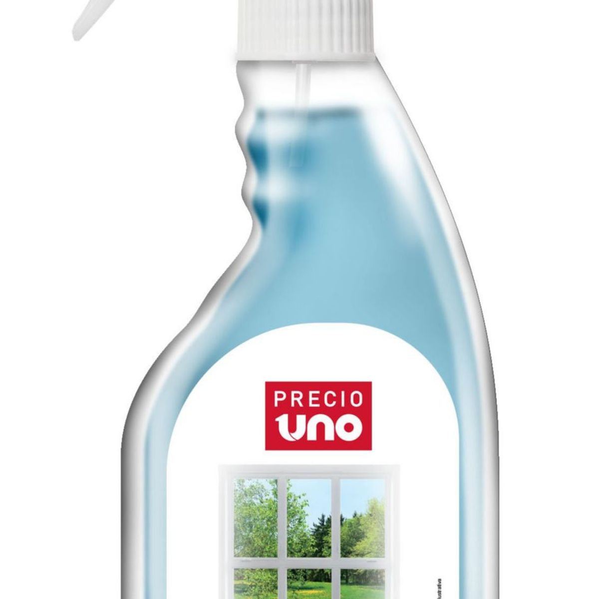 PRECIO UNO - Limpiador Líquido para Vidrios Precio Uno Botella 650 mL