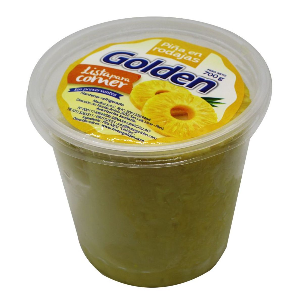 GOLDEN - Piña Golden Rodajas