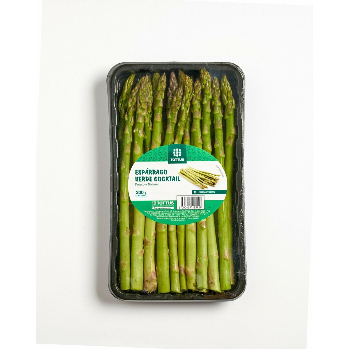 TOTTUS VERDURAS - Espárrago Verde Cocktail Tottus