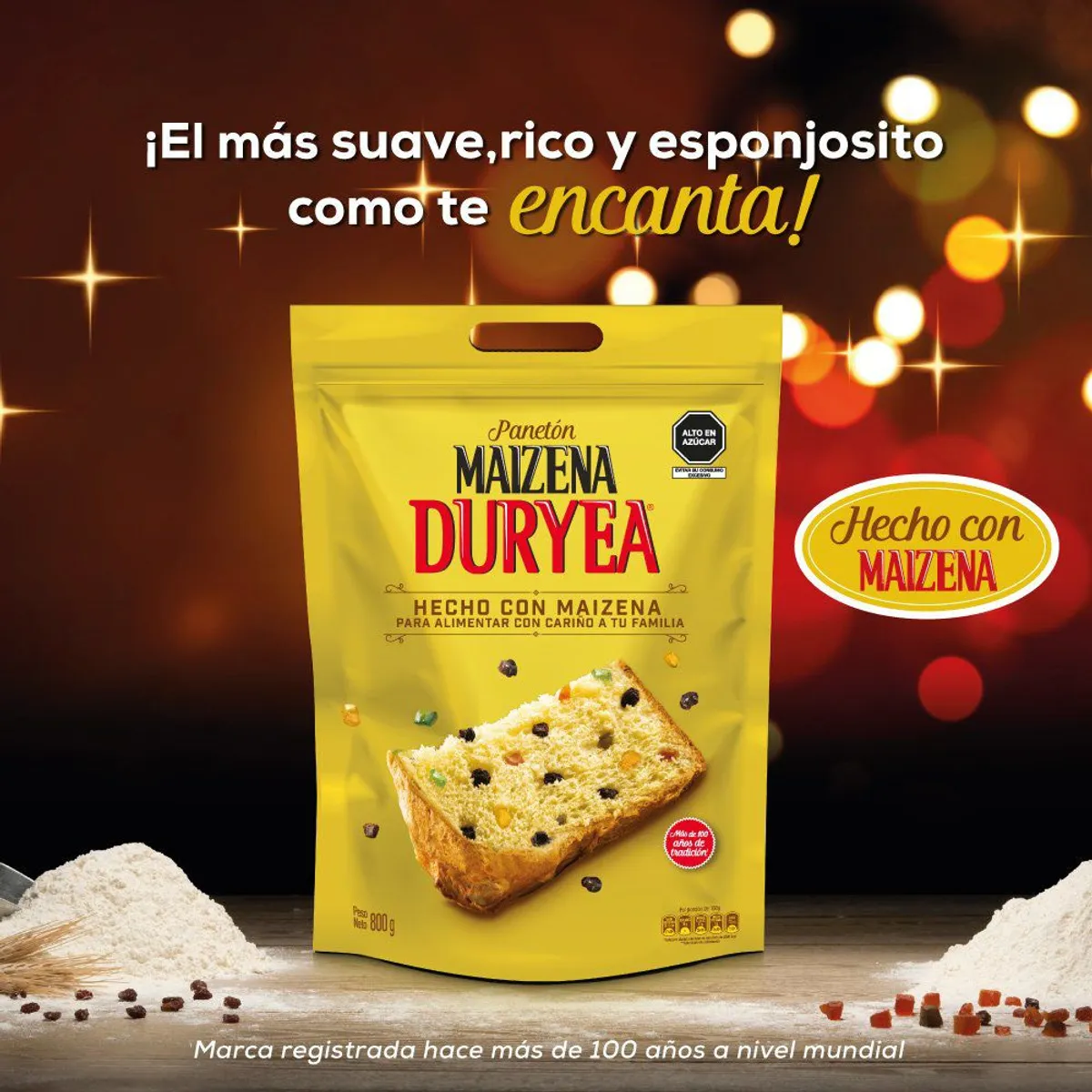 DURYEA - Panetón Maizena Duryea En Bolsa 800 g